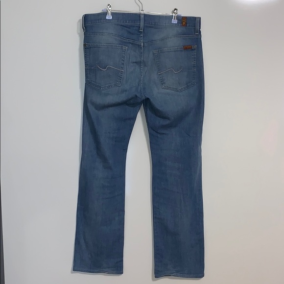 7 for all Mankind Standard Button Fly Jeans 33 - Picture 3 of 7